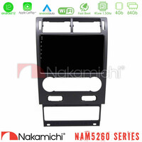 Nakamichi Nam5260 Series 4core Android12 4+64gb Ford Mondeo 2004-2007 Navigation Multimedia Tablet 9 με Carplay & Android Auto u-n44-Fd1064