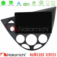 Nakamichi Nam5260 Series 4core Android12 4+64gb Ford Focus 1999-2004 Navigation Multimedia Tablet 9 με Carplay & Android Auto u-n44-Fd1331