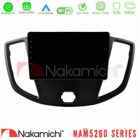 Nakamichi Nam5260 Series 4core Android12 4+64gb Ford Transit 2014-> Navigation Multimedia Tablet 9 με Carplay & Android Auto u-n44-Fd1554