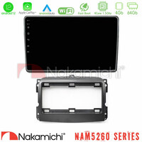 Nakamichi Nam5260 Series 4core Android12 4+64gb Fiat 500l Navigation Multimedia Tablet 10 με Carplay & Android Auto u-n44-Ft410