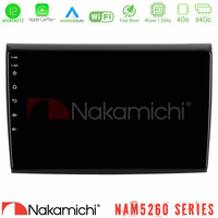 Nakamichi Nam5260 Series 4core Android12 4+64gb Fiat Bravo Navigation Multimedia Tablet 9 με Carplay & Android Auto u-n44-Ft724
