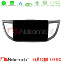 Nakamichi Nam5260 Series 4core Android12 4+64gb Honda crv 2012-2017 Navigation Multimedia Tablet 9 με Carplay &Amp; Android Auto u-n44-Hd0012