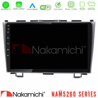 Nakamichi Nam5260 Series 4core Android12 4+64gb Honda crv Navigation Multimedia Tablet 9 με Carplay &Amp; Android Auto u-n44-Hd0110