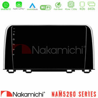 Nakamichi Nam5260 Series 4core Android12 4+64gb Honda cr-v 2019-&Gt; Navigation Multimedia Tablet 10 με Carplay &Amp; Android Auto u-n44-Hd0160