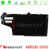Nakamichi Nam5260 Series 4core Android12 4+64gb Honda Jazz 2013-2020 Navigation Multimedia Tablet 9 με Carplay &Amp; Android Auto u-n44-Hd0651