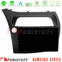 Nakamichi Nam5260 Series 4core Android12 4+64gb Honda Civic Navigation Multimedia Tablet 9 με Carplay &Amp; Android Auto u-n44-Hd107n