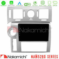 Nakamichi Nam5260 Series 4core Android12 4+64gb Hummer h2 2008-2009 Navigation Multimedia Tablet 9 με Carplay &Amp; Android Auto u-n44-Hu002n