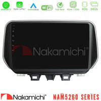 Nakamichi Nam5260 Series 4core Android12 4+64gb Hyundai Ix35 Navigation Multimedia Tablet 10 με Carplay &Amp; Android Auto u-n44-Hy0609