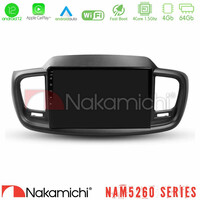 Nakamichi Nam5260 Series 4core Android12 4+64gb kia Sorento 2018-2021 Navigation Multimedia Tablet 9 με Carplay &Amp; Android Auto u-n44-Ki0248