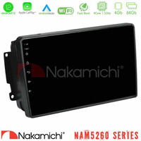 Nakamichi Nam5260 Series 4core Android12 4+64gb Mercedes C/clk/g Class (W203/w209) Navigation Multimedia Tablet 9 με Carplay &Amp; Android Auto u-n44-Mb0566