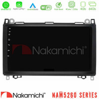 Nakamichi Nam5260 Series 4core Android12 4+64gb Mercedes A/b/vito/sprinter Class Navigation Multimedia Tablet 9 με Carplay &Amp; Android Auto u-n44-Mb0759