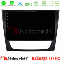 Nakamichi Nam5260 Series 4core Android12 4+64gb Mercedes e Class / cls Class Navigation Multimedia Tablet 9 με Carplay &Amp; Android Auto u-n44-Mb0760