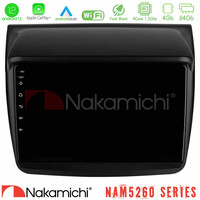 Nakamichi Nam5260 Series 4core Android12 4+64gb Mitsubishi L200 Navigation Multimedia Tablet 9 με Carplay &Amp; Android Auto u-n44-Mt0314