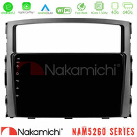 Nakamichi Nam5260 Series 4core Android12 4+64gb Mitsubishi Pajero 2008-2009 Navigation Multimedia Tablet 9 με Carplay &Amp; Android Auto u-n44-Mt0557
