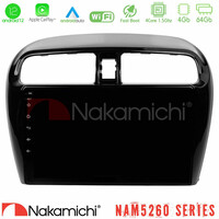 Nakamichi Nam5260 Series 4core Android12 4+64gb Mitsubishi Space Star 2013-2016 Navigation Multimedia Tablet 9 με Carplay &Amp; Android Auto u-n44-Mt0602