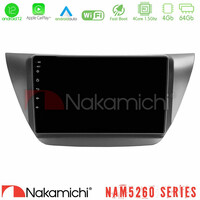 Nakamichi Nam5260 Series 4core Android12 4+64gb Mitsubishi Lancer 2004 – 2008 Navigation Multimedia Tablet 9 με Carplay &Amp; Android Auto u-n44-Mt608