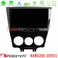 Nakamichi Nam5260 Series 4core Android12 4+64gb Mazda rx8 2008-2012 Navigation Multimedia Tablet 9 με Carplay &Amp; Android Auto u-n44-Mz0452