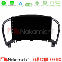 Nakamichi Nam5260 Series 4core Android12 4+64gb Nissan Juke Navigation Multimedia Tablet 9 με Carplay &Amp; Android Auto u-n44-Ns0755