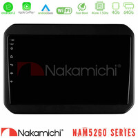 Nakamichi Nam5260 Series 4core Android12 4+64gb Suzuki Ignis Navigation Multimedia Tablet 9 με Carplay & Android Auto u-n44-Sz580