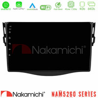 Nakamichi Nam5260 Series 4core Android12 4+64gb Toyota Rav4 Navigation Multimedia Tablet 9 με Carplay & Android Auto u-n44-Ty0530