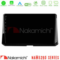 Nakamichi Nam5260 Series 4core Android12 4+64gb Toyota Corolla 2019-2022 Navigation Multimedia Tablet 9 με Carplay & Android Auto u-n44-Ty0597