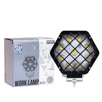 WLE52/MT ΠΡΟΒΟΛΕΑΣ ΕΡΓΑΣΙΑΣ 12-30V 27W 9X1WSMD LED max1600lm ΕΞΑΓΩΝΟΣ 138x124x65mm SPOT ECONO M-TECH - 1 Τεμ.