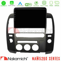 Nakamichi Nam5260 Series 4core Android12 4+64gb  Nissan Navara d40 2006-2012 (με Εργ.οθόνη) Navigation Multimedia Tablet 9 με Carplay &Amp; Android Auto u-n44-Ns1340
