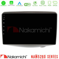Nakamichi Nam5260 Series 4core Android12 4+64gb Toyota Yaris 1999 - 2006 Navigation Multimedia Tablet 9 με Carplay & Android Auto u-n44-Ty1047