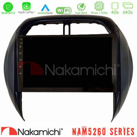 Nakamichi Nam5260 Series 4core Android12 4+64gb Toyota Rav4 2001-2005 (Auto A/c) Navigation Multimedia Tablet 9 με Carplay & Android Auto u-n44-Ty1315