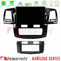 Nakamichi Nam5260 Series 4core Android12 4+64gb Toyota Hilux 2007-2011 Navigation Multimedia Tablet 9 με Carplay & Android Auto u-n44-Ty666