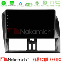 Nakamichi Nam5260 Series 4core Android12 4+64gb Volvo Xc60 2009-2012 Navigation Multimedia Tablet 9 με Carplay &Amp; Android Auto u-n44-Vl0468