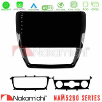 Nakamichi Nam5260 Series 4core Android12 4+64gb vw Jetta Navigation Multimedia Tablet 10 με Carplay &Amp; Android Auto u-n44-Vw0001