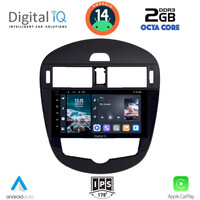 DIGITAL IQ RTG 4470_CPA CLIMA (9inc) MULTIMEDIA TABLET for NISSAN PULSAR mod. 2014&gt;
