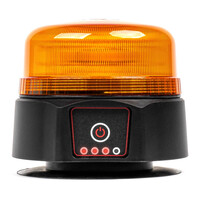 03931/AM ΦΑΡΟΣ 12/24V ΠΟΡΤΟΚΑΛΙ 36xSMD LED ΜΑΓΝΗΤΙΚΟΣ ΕΠΑΝΑΦΟΡΤΙΖΟΜΕΝΟΣ ΑΣΥΡΜΑΤΟΣ R65 R10 IP66 123x110mm ΑΜΙΟ - 1 ΤΕΜ.