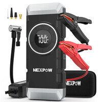 NEXPOW εκκινητής μπαταρίας & συμπιεστής αέρος NP2, 12V/3000A, 150PSI, 12000mAh