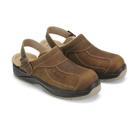 L.ERPTBR45 ΠΑΠΟΥΤΣΙΑ ΕΡΓΑΣΙΑΣ ΣΑΜΠΟ (SABOT) PREMIUM TUCSON EUROROUTIER ΣΕ ΚΑΦΕ ΧΡΩΜΑ EU45/UK10.5 LAMPA