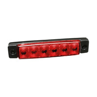 L9703.6 ΦΩΣ ΟΓΚΟΥ 9>32V 6 LED ΚΟΚΚΙΝΟ ΧΡΩΜΑ 95,6x19,8mm ΜΕ ΕΓΚΡΙΣΗ ΤΥΠΟΥ E148 LAMPA -  1 Τεμ.