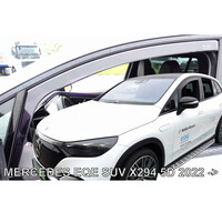 ΑΝΕΜ.23650 ΑΝΕΜΟΘΡΑΥΣΤΕΣ ΓΙΑ MERCEDES EQE 5D 2022+ ΖΕΥΓΑΡΙ ΑΠΟ ΕΥΚΑΜΠΤΟ ΦΙΜΕ ΠΛΑΣΤΙΚΟ HEKO - 2 ΤΕΜ.