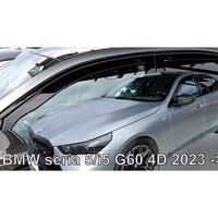 ΑΝΕΜ.SET11002 ΑΝΕΜΟΘΡΑΥΣΤΕΣ ΓΙΑ BMW ΣΕΙΡΑ 5/i5 G60 4D 2023+ ΣΕΤ ΑΥΤΟΚΙΝΗΤΟΥ ΑΠΟ ΕΥΚΑΜΠΤΟ ΦΙΜΕ ΠΛΑΣΤΙΚΟ HEKO - 4 ΤΕΜ