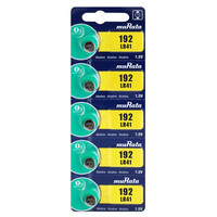MURATA Αλκαλικές μπαταρίες LR41 MR-LR41, 1.5V, 5τμχ