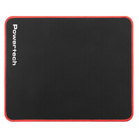 POWERTECH gaming mouse pad PT-1282, 30x25cm, μαύρο