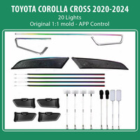 Digital iQ Ambient Light TOYOTA COROLLA CROSS mod. 2020&gt; , 20 Lights