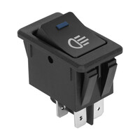 DM-0180B . Διακόπτης 2 Θέσεων 35Α 12V με μπλε LED