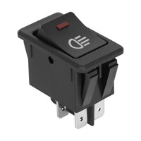 DM-0180R . Διακόπτης 2 Θέσεων 35Α 12V με κόκκινο LED