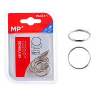 MP μεταλλικοί κρίκοι κλειδιών PA354-1, 28mm, 10τμχ