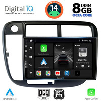 DIGITAL IQ BXF 7186_CPA CLIMA (9inc) MULTIMEDIA TABLET for HONDA CIVIC mod. 1995-2001