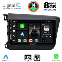 DIGITAL IQ BXF 71904D_CPA (9inc) MULTIMEDIA TABLET for HONDA CIVIC 4Doors mod. 2012-2016