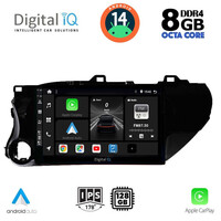 DIGITAL IQ BXF 7721_CPA (10inc) MULTIMEDIA TABLET for TOYOTA HILUX mod. 2017&gt;