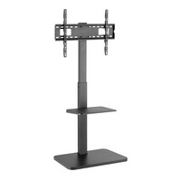 BRATECK βάση δαπέδου FS32-46 για τηλεόραση 37-75" έως 40kg, με ράφι