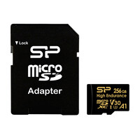 SILICON POWER κάρτα μνήμης microSDHC High Endurance, 256GB, Class 10 UHS-I U3 A1 V30